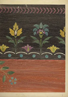Stencilled Prints: Stencilled Floor, c. 1938. Creator: Jerome Hoxie