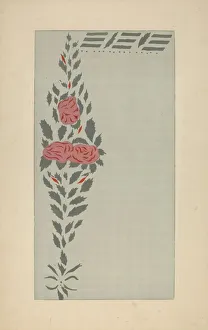 Holden Ray Prints: Stencilled Wall (Detail), c. 1937. Creator: Ray Holden