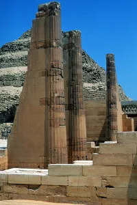 Step Pyramid of King Djoser (Zozer), Saqqara, Egypt, 3rd Dynasty, c2613 BC