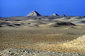 Step Pyramid of King Djoser (Zozer) in the distance, Saqqara, Egypt, 3rd Dynasty Step Pyramid of King Djoser (Zozer) in the distance, Saqqara, Egypt, 3rd Dynasty