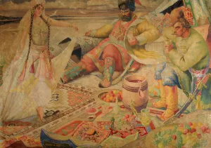 Cossack Rebellion Gallery: Stepan Razin. Artist: Kustodiev, Boris Michaylovich (1878-1927)