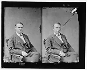 Stereoscopics Gallery: Stephen Benton Elkins of West Virginia, 1865-1880. Creator: Unknown
