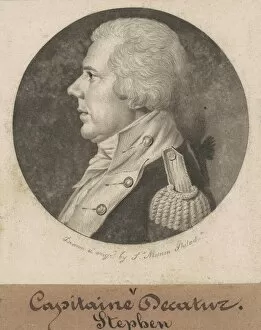 Naval Uniform Gallery: Stephen Decatur, Sr. 1802. Creator: Charles Balthazar Julien Févret de Saint-Mé
