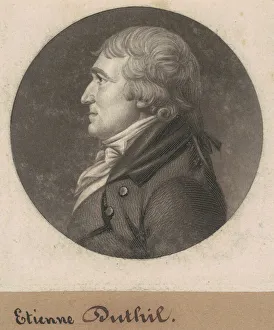 Stephen Dutilh, 1801. Creator: Charles Balthazar Julien Fevret de Saint-Memin