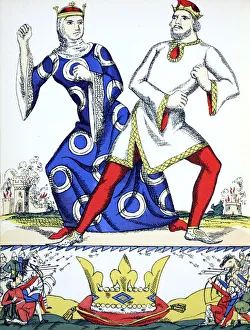 Stephen and Matilda, rivals for the crown of England, (1932)