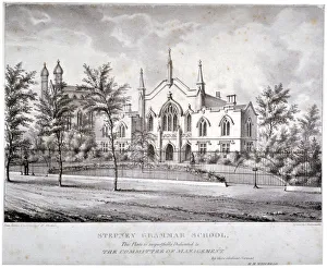 Charles Joseph Prints: Stepney Grammar School, Stepney, London, c1840. Artist: Charles Joseph Hullmandel