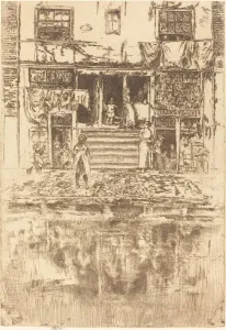 Steps, Amsterdam, 1889. Creator: James Abbott McNeill Whistler