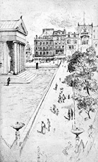Images Dated 29th January 2009: From the Steps of the Mound, Edinburgh, 1900