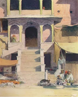 Flora Annie Steel Prints: At the Steps of a Palace, 1905. Artist: Mortimer Luddington Menpes