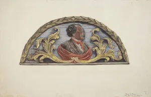 Stern Prints: Stern Board from Ship John Penrose, c. 1939. Creator: Mary E Humes