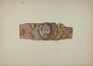 Piece Prints: Stern Piece, c. 1939. Creator: Elizabeth Moutal
