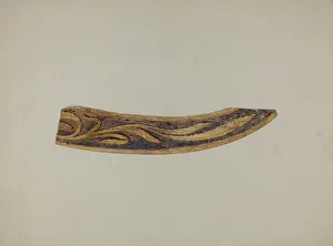 Harriette Gale Prints: Stern Piece, c. 1939. Creator: Harriette Gale
