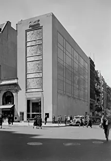 Street Corner Prints: Steuben Glass, business at 718 5th Ave
