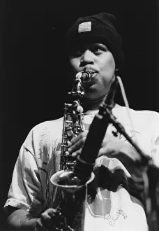 Saxophone Prints: Steve Coleman, 1995. Creator: Brian Foskett