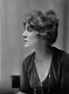 Silent Film Prints: Stevens, Emily (Ashton Stevens), portrait photograph, 1913. Creator: Arnold Genthe