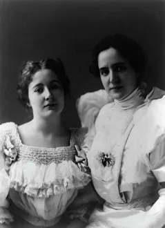 Photographic Prints 1890 1910 Gmgpc Prints: Stevenson sisters - daughters of Adlai Ewing Stevenson