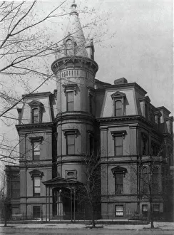 Cyanotypes 1900 Gmgpc Prints: Stewart Castle, c1900. Creator: Frances Benjamin Johnston