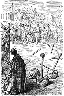 Three Sticks a Penny, 1872. Creator: Gustave Doré