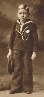 Still-sailor-suited - Prince Albert at the age of six, c1901 (1937)