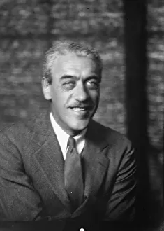 Stiller, Mauritz, Mr. portrait photograph, 1927 Creator: Arnold Genthe