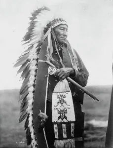 First Nations Prints: Stinking Bear, c1905. Creator: Edward Sheriff Curtis