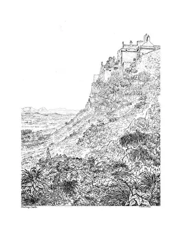 Stirling Prints: Stirling Castle, Stirlingshire, 19th century. Artist:s Leith