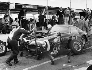 Pits Prints: Stirling Moss in a Ferrari, Goodwood, 1961