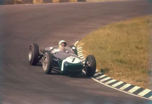 Corner Prints: Stirling Moss in a Lotus 18, Dutch Grand Prix, Zandvoort, 1960