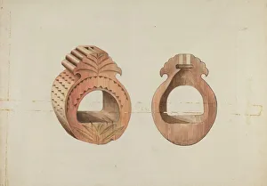 Stirrups Prints: Stirrup, 1935 / 1942. Creator: Gerald Transpota