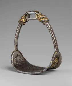 Stirrups Prints: Stirrup, Mongolian or Tibetan, 16th-17th century. Creator: Unknown
