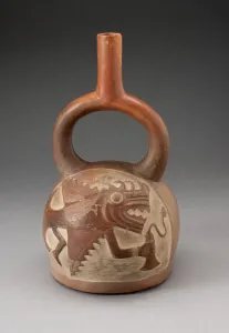 Stirrup Spout Vessel Incised with Anthropomorphic Fish, 100 B.C./A.D. 500 Stirrup Spout Vessel Incised with Anthropomorphic Fish, 100 B.C./A.D. 500