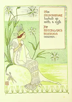 Scissors Prints: The Stitchwort looked up with a sigh At the Batchelor's Buttons unsewn;, 1899