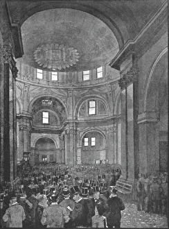 Leadenhall Prefs Prints: The Stock Exchange, 1891. Creator: William Luker