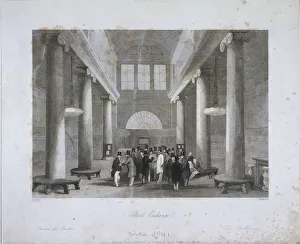 Melville Prints: Stock Exchange, Bartholomew Lane, London, c1841. Artist: Harlen Melville