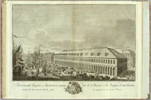 Palace Embankment Prints: Stock exchange in Saint Petersburg (Book to the 50th anniversary of the founding of St)
