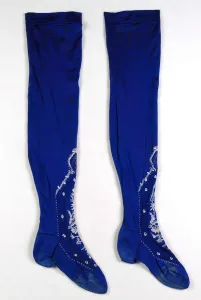 Stockings Collection: Stockings, American, ca. 1890. Creator: Unknown