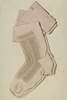 Accessory Gallery: Stockings, c. 1936. Creator: William High