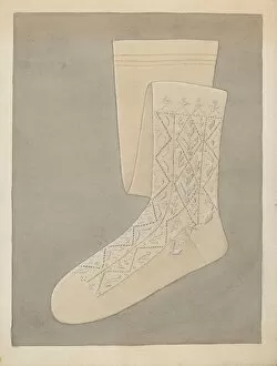 Stockings Collection: Stockings, c. 1937. Creator: Rosalia Lane