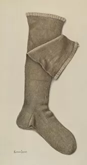 Stockings Collection: Stockings, c. 1938. Creator: H. Langden Brown