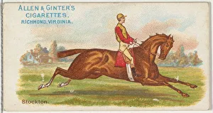 Stockton, from The Worlds Racers series (N32) for Allen & Ginter Cigarettes, 1888