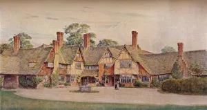 Buckinghamshire Prints: Stoke Barn, Fulmer, Bucks. Gerald Unsworth & Inigo Triggs, Architects, 1914
