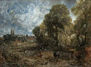Constable John Gallery: Stoke-by-Nayland, 1836. Creator: John Constable