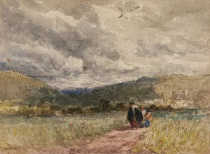 1852 Prints: Stokesay Castle, 1852. Creator: David Cox the Elder