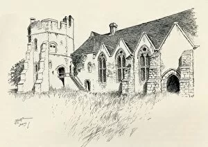 Charles George Collection: Stokesay Castle, c1893, (1894). Artist: Charles George Harper
