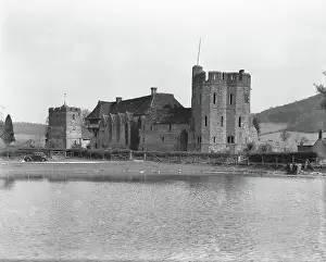 Shropshire Prints: Stokesay Castle, Shropshire, c1955. Creator: Arthur Charles Kirby Ware