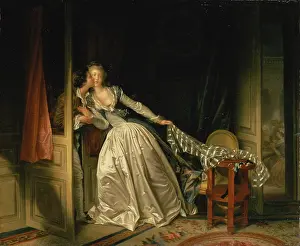 Youth Prints: The Stolen Kiss, 1790. Creators: Marguerite Gerard, Jean-Honore Fragonard
