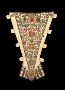 Brooklyn Museum Collection: Stomacher, British, ca. 1720. Creator: Unknown