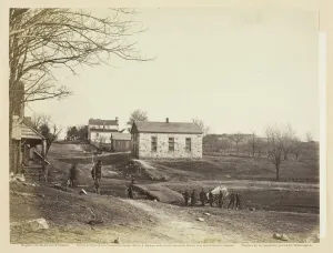 Barnard George Norman Prints: Stone Church, Centreville, Virginia, March 1862. Creators: Barnard & Gibson, George N