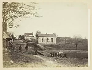 Barnard And Gibson Collection: Stone Church, Centreville, Virginia, March 1862. Creators: Barnard & Gibson, George N