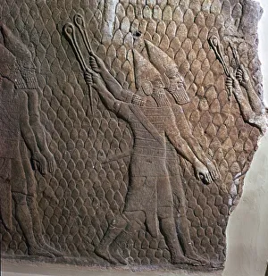 Stone panels from northern Iraq, Neo-Assyrian, c700-c681 BC Stone panels from northern Iraq, Neo-Assyrian, c700-c681 BC